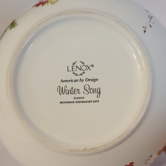 Lenox Winter Song Bird Large Bowl - Picture 5 of 6